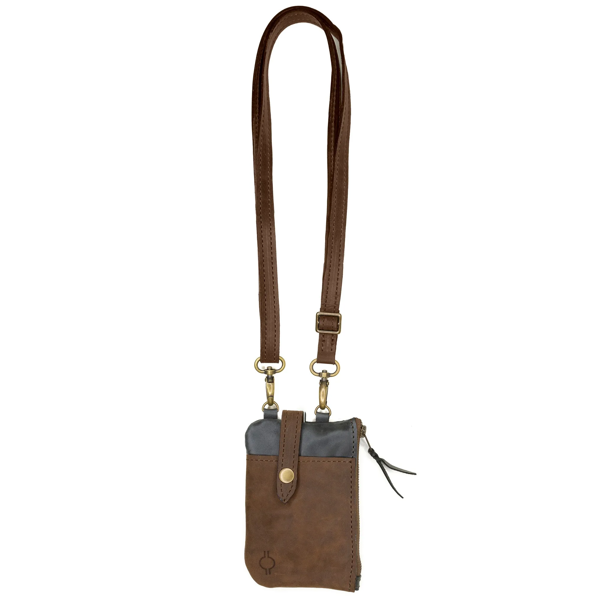 Concert Wristlet with Crossbody: Special Edition Raven/Cocoa