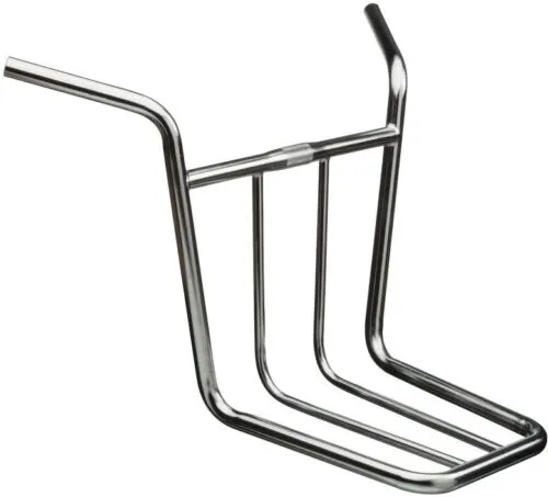 Cordo Front Chrome Carrier Heavy Duty Front Rack With Built In HandleBars