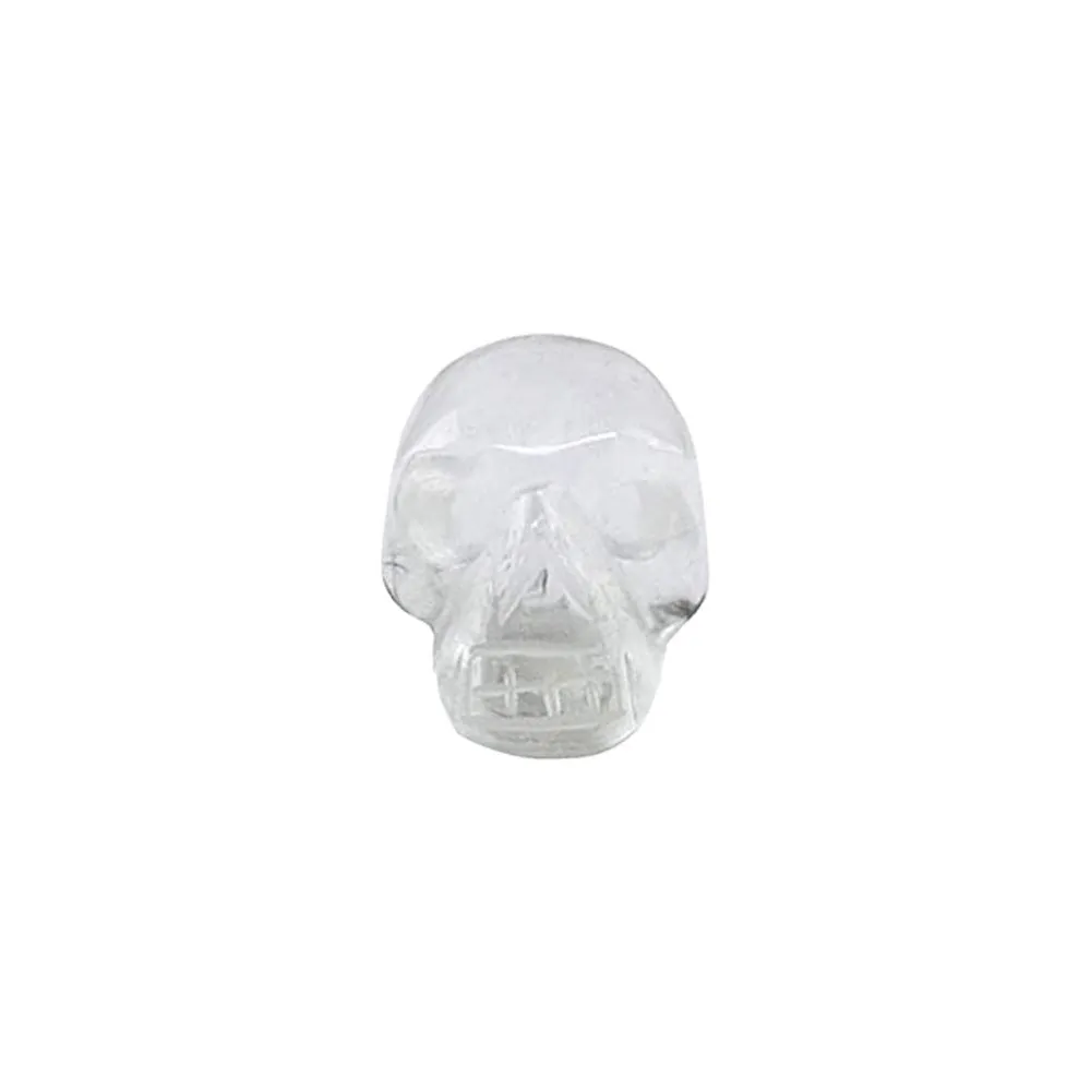 Crystal Skull Head, 2cm, Clear Quartz