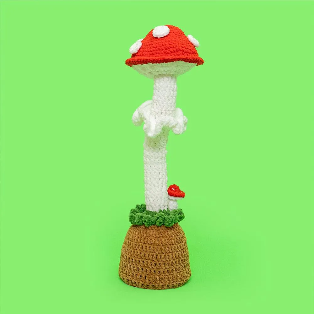 Dancing Mushroom Animal Can Sing and Dance Cute Crochet Kit