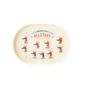 DER1030 - Dear Rudolph Reindeer Melamine Platter