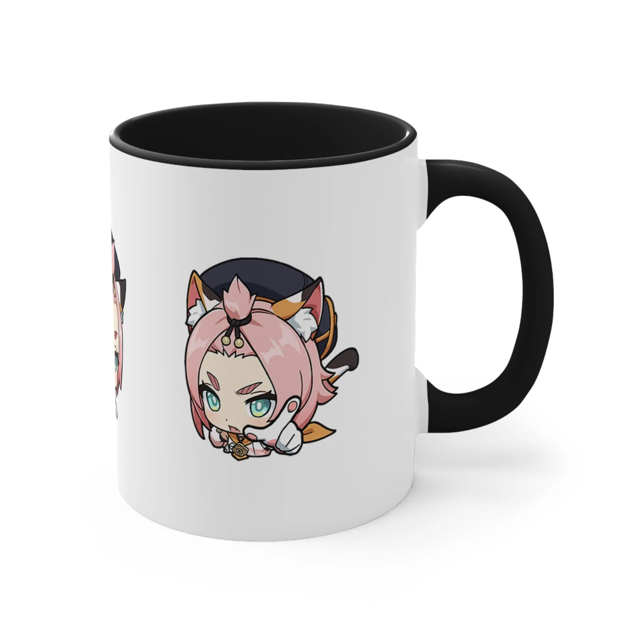 Diona Genshin Impact Accent Coffee Mug, 11oz Cups Mugs Cup Gift For Gamer Gifts Game Anime Fanart Fan Birthday Valentine's Christmas