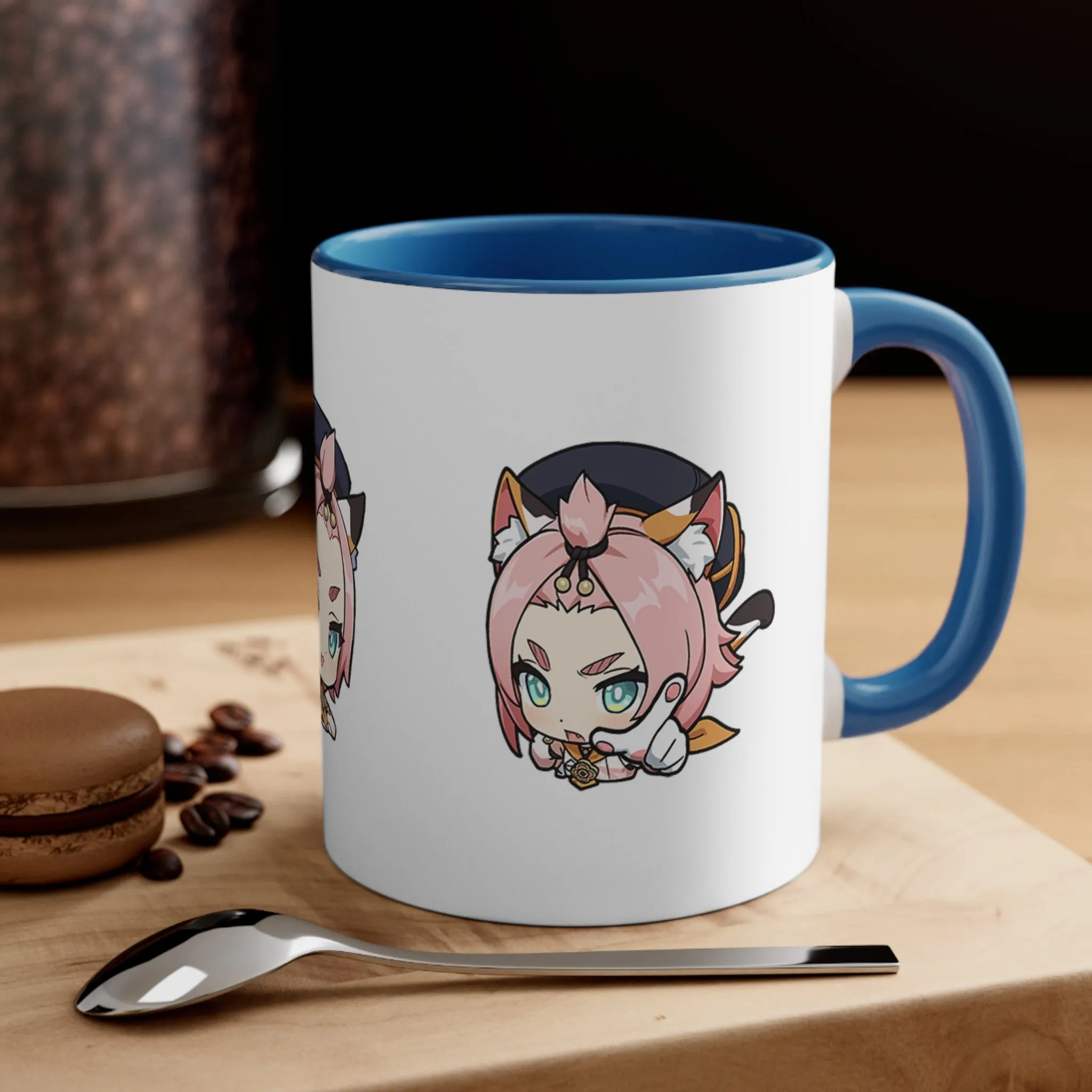 Diona Genshin Impact Accent Coffee Mug, 11oz Cups Mugs Cup Gift For Gamer Gifts Game Anime Fanart Fan Birthday Valentine's Christmas