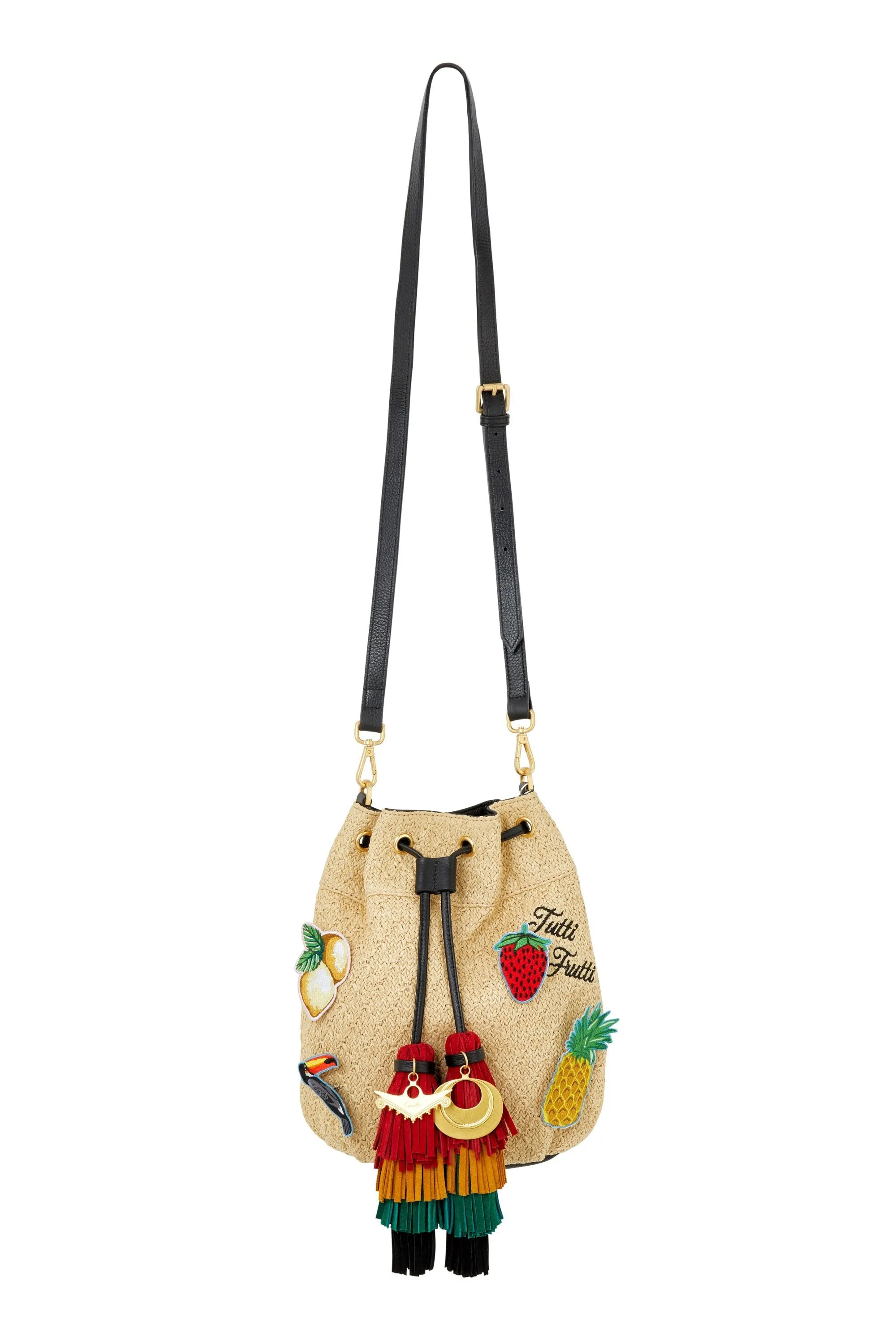 DRAWSTRING BUCKET BAG NATURAL