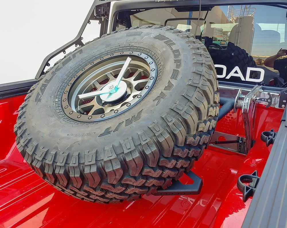 DV8 Off Road Tire Carrier Jeep Gladiator JT (2020-2023) Adjustable - TCGL-01