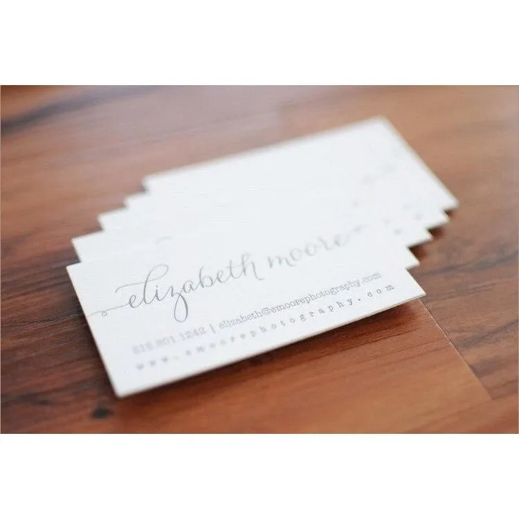 Elizabeth - Letterpress Business Cards