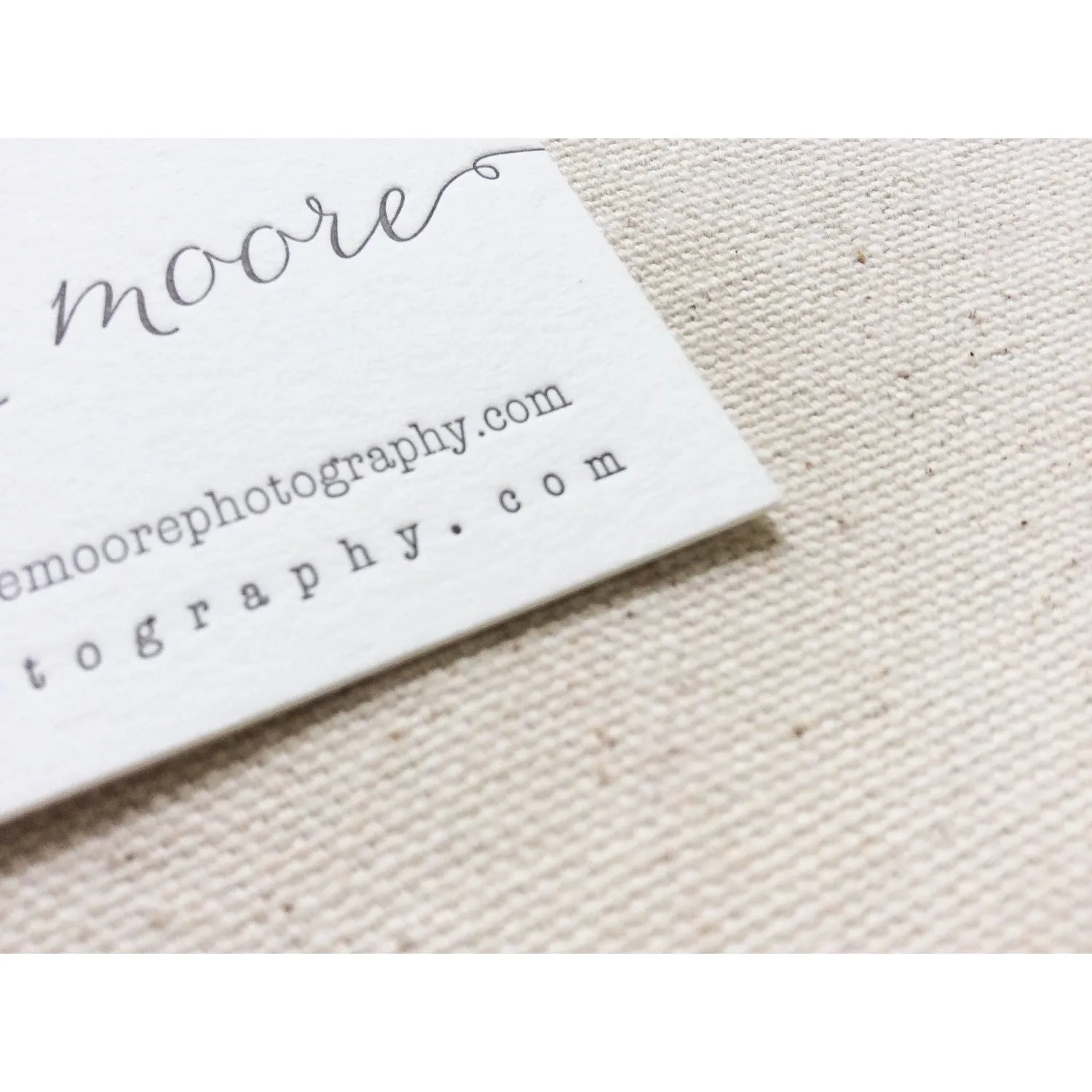 Elizabeth - Letterpress Business Cards