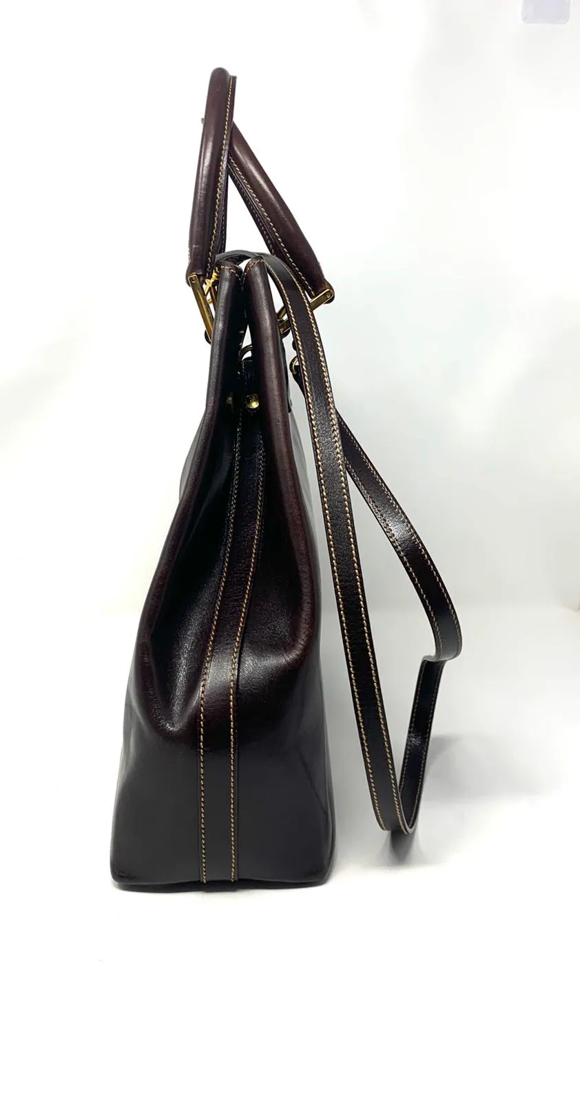 Fendi Vintage Brown Leather Bag