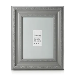 Frame: Grey Decorative - 6x8"