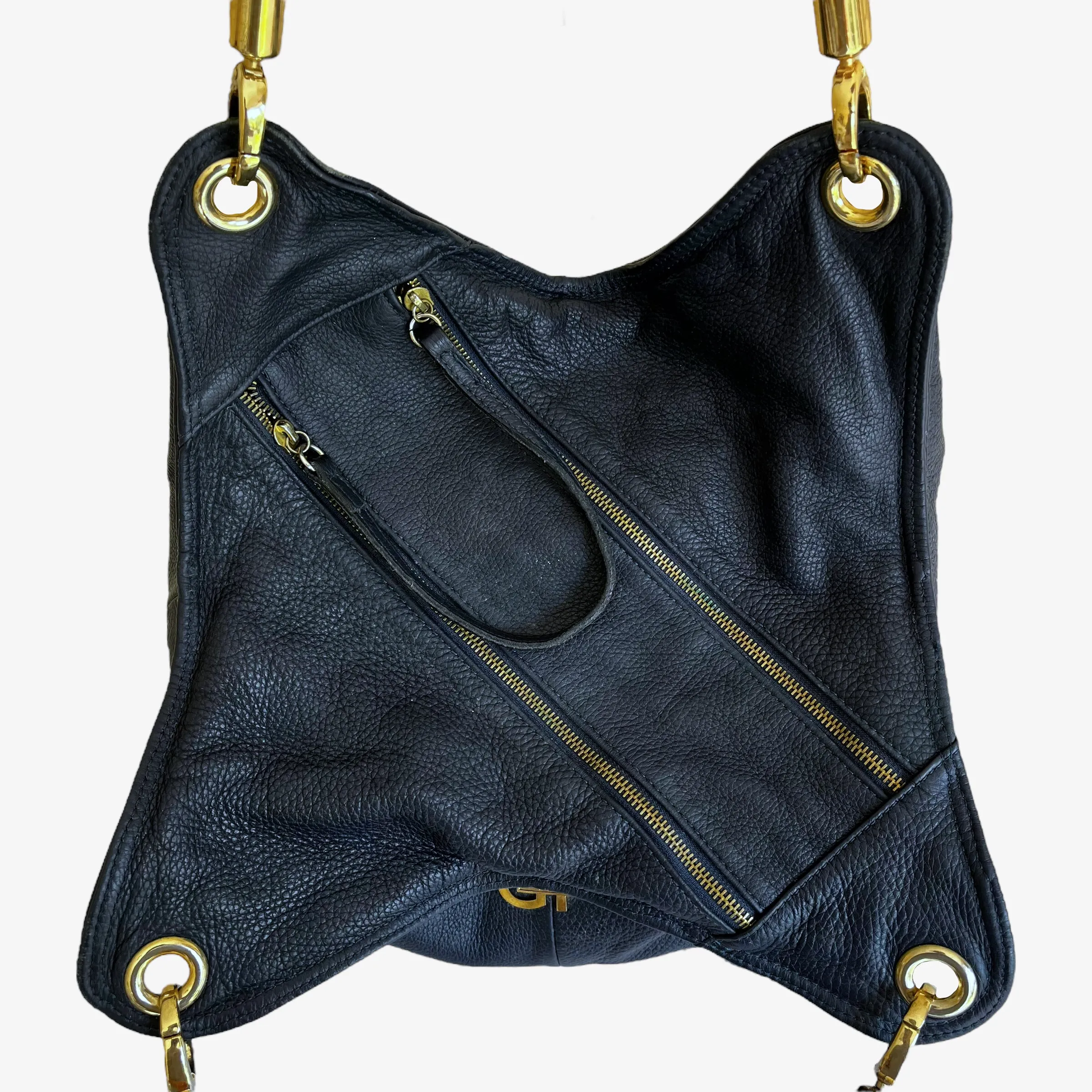 Gianfranco Ferre Leather Tote Bag