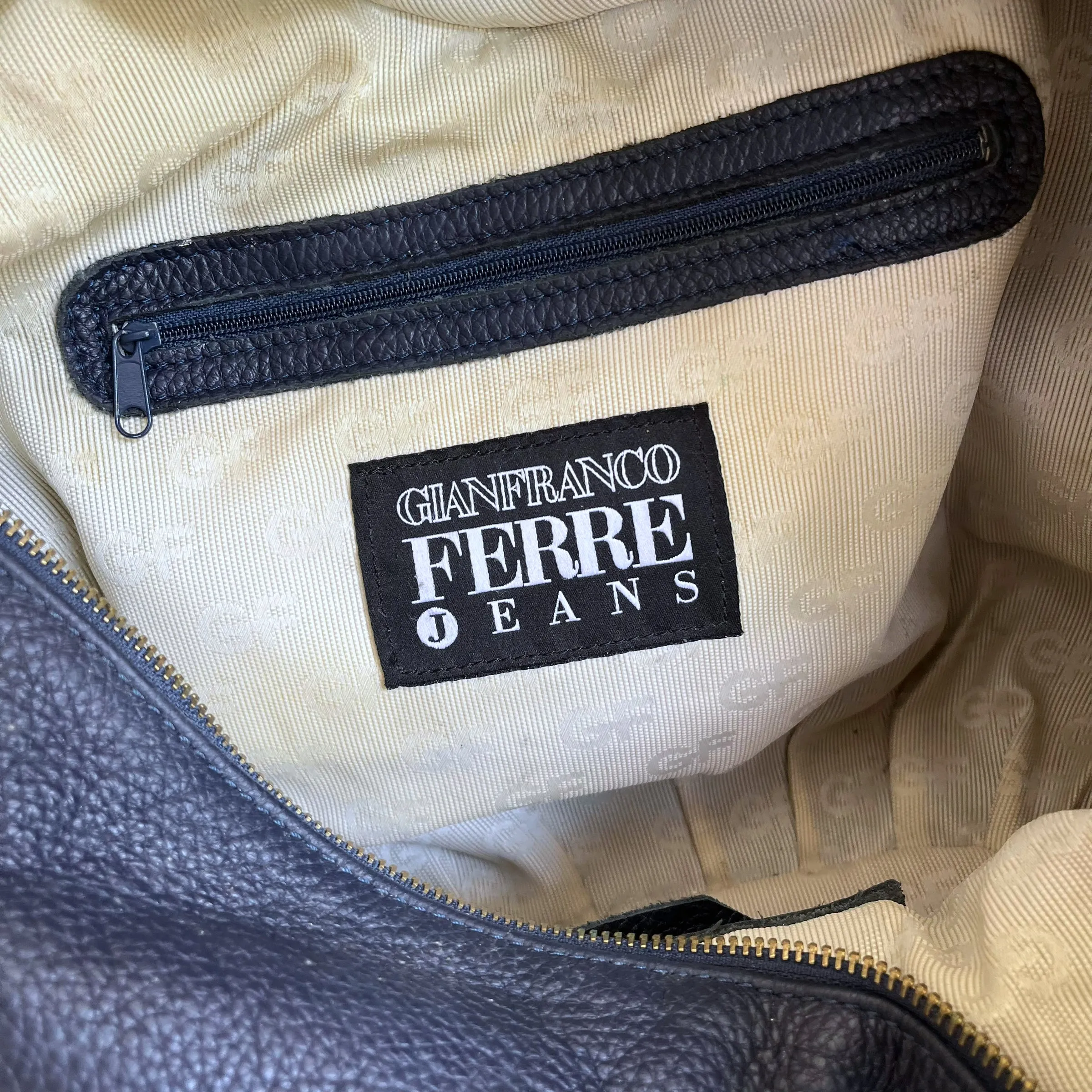 Gianfranco Ferre Leather Tote Bag