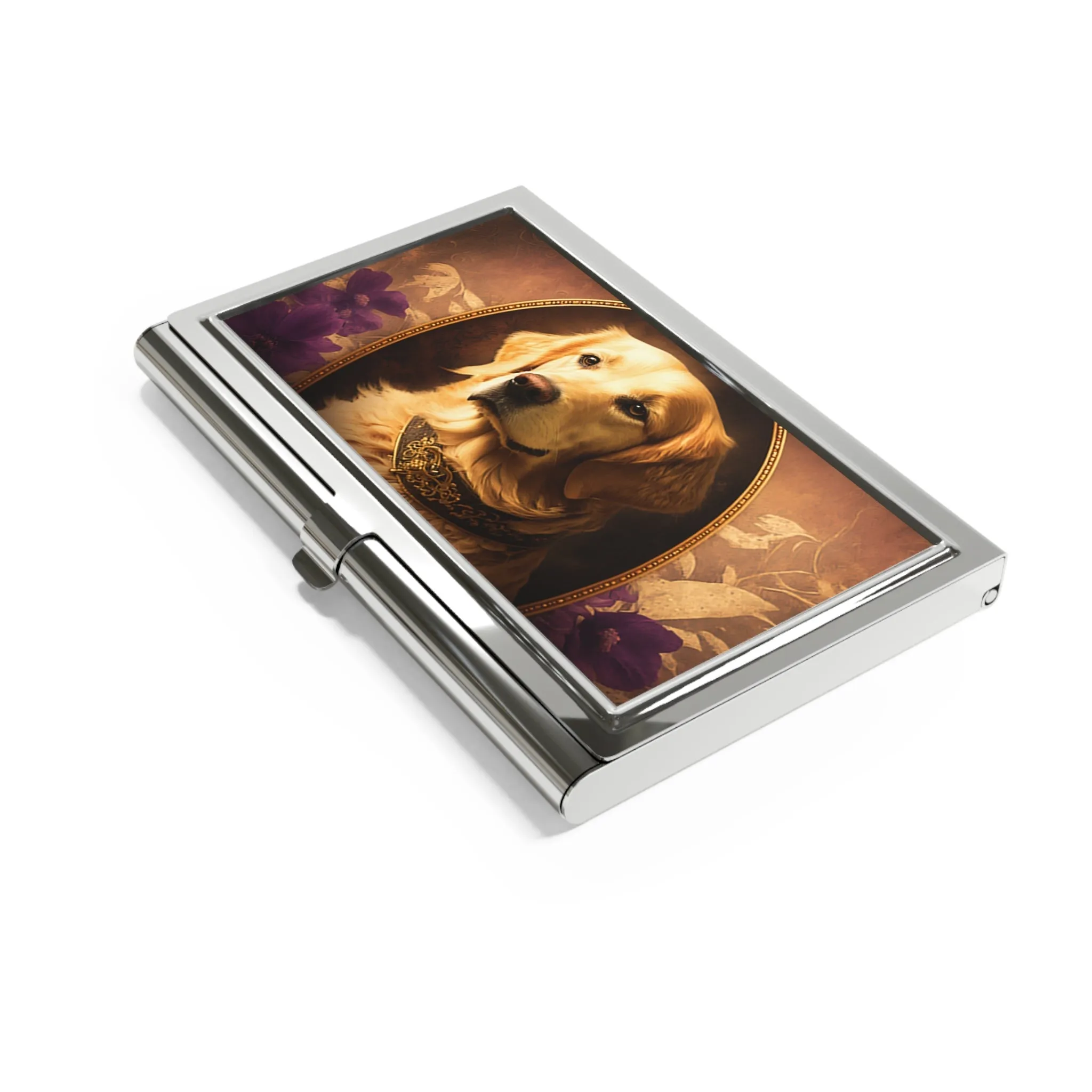 Golden Retriever Business Card Holder