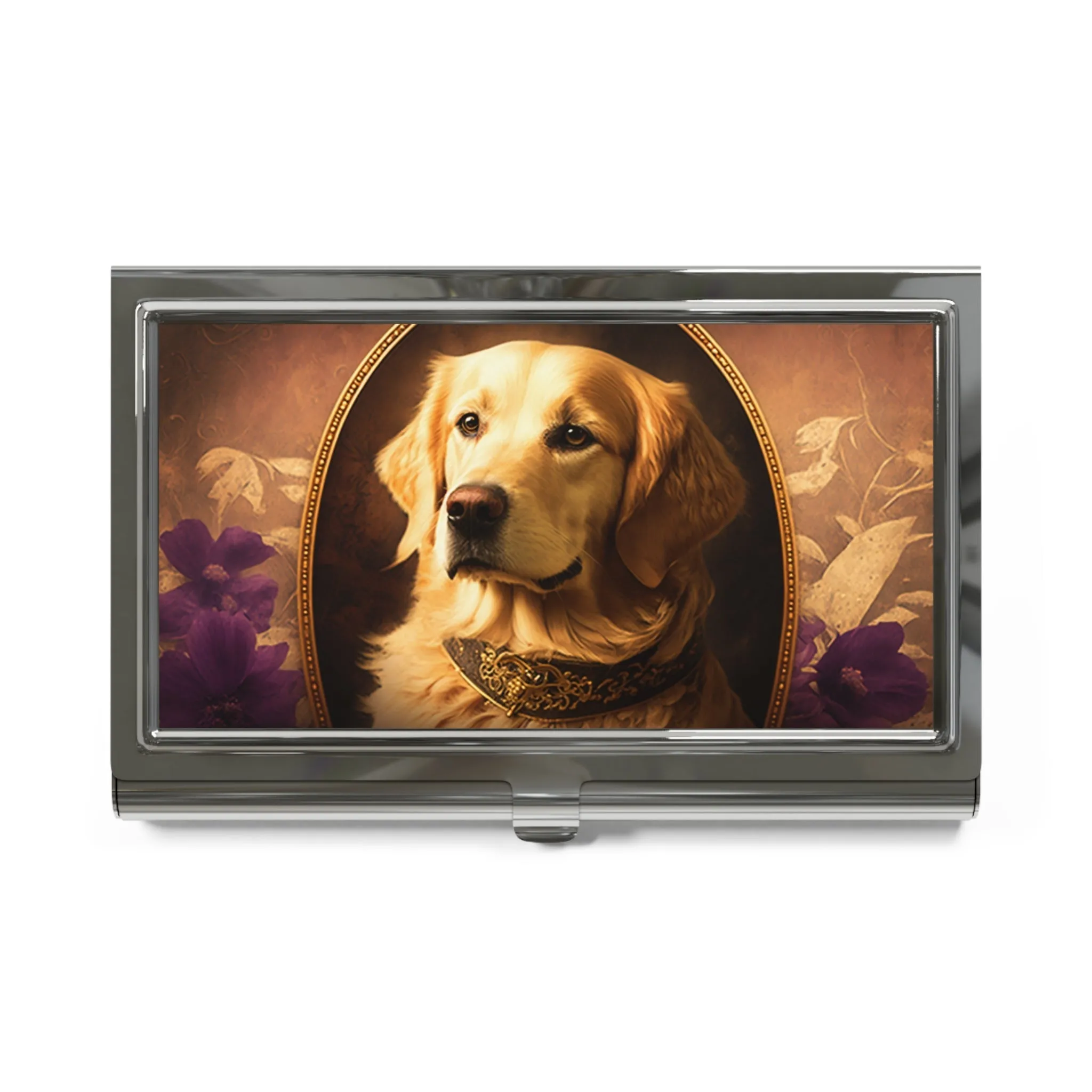 Golden Retriever Business Card Holder