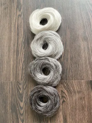 Graceful Grays - Donut Scrunchies | Nish Hair