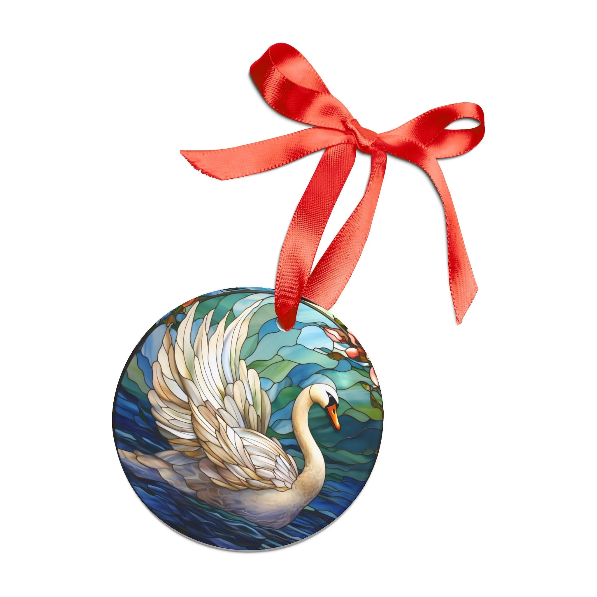 Graceful Swan Decorative Art Acrylic Ornament