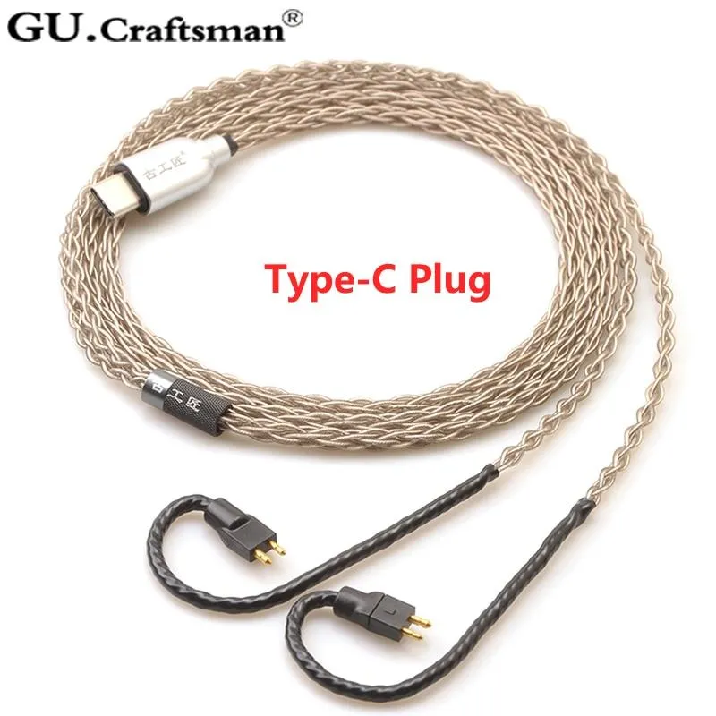 GUCraftsman 6N Silver Upgrade Cable for FitEar MH334 MH335DW togo334  Private 223  Private 333 F111