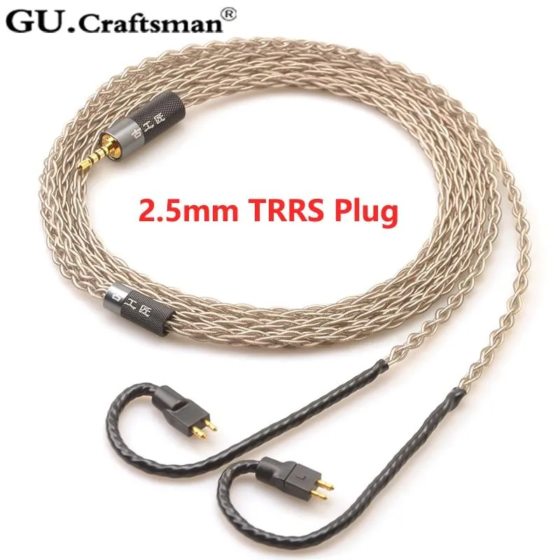 GUCraftsman 6N Silver Upgrade Cable for FitEar MH334 MH335DW togo334  Private 223  Private 333 F111