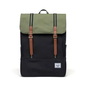 Herschel Black/Four Leaf Clover Survey Backpack