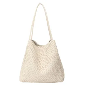 Hollace North South Woven Tote