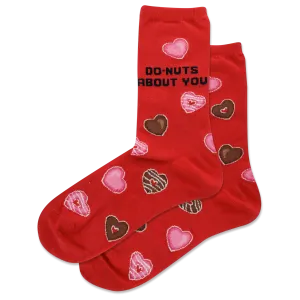 HOTSOX Women's Do-Nuts About You Crew Socks