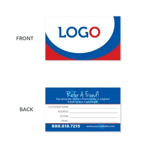 HVAC Referral Business Card