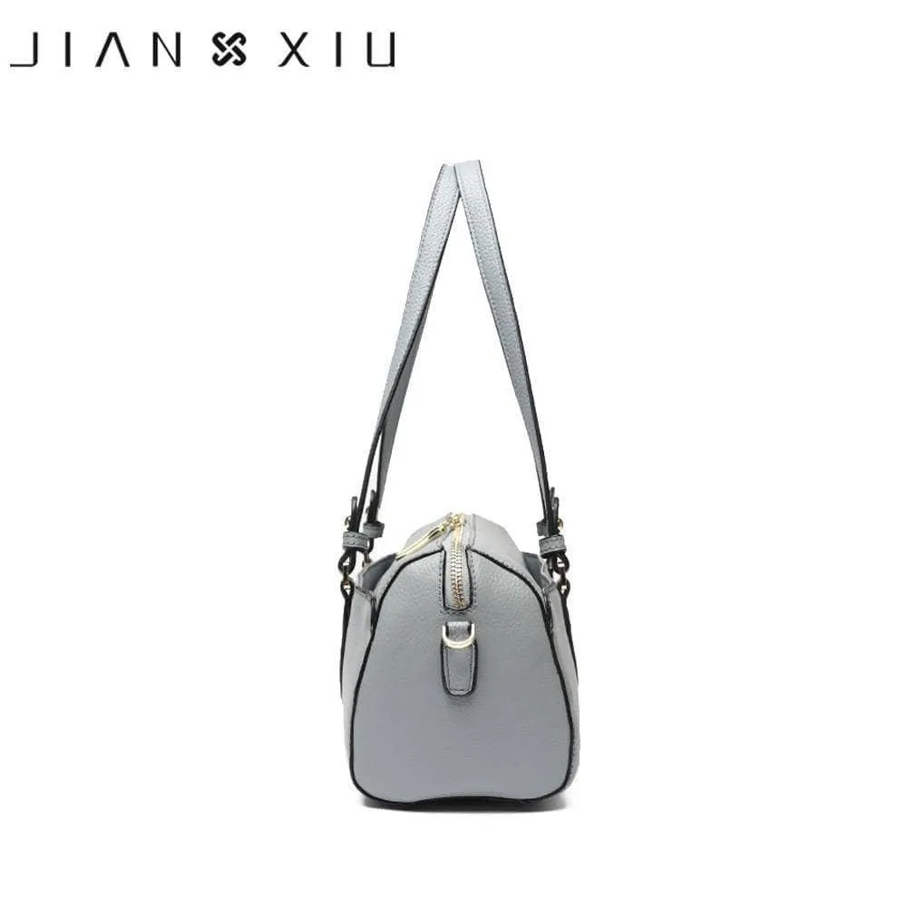 JIANXIU Genuine Leather Messenger Bag Crossbody