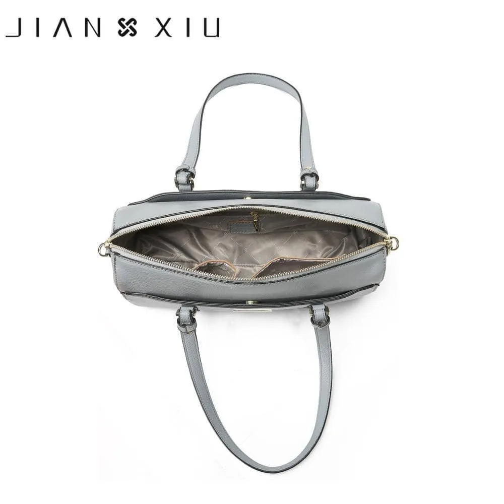 JIANXIU Genuine Leather Messenger Bag Crossbody