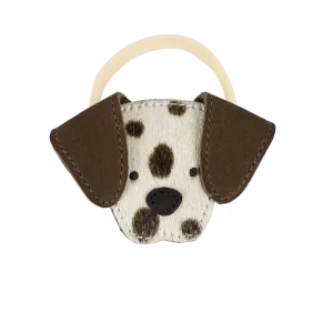 Josy Exclusive Hair Tie | Dalmatian | Black Spotted Cow Hair