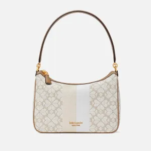 Kate Spade Women's Small Sam Leather-trimmed Jacquard Bag Natural