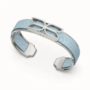 Kawung Silk Cuff - Mist Blue