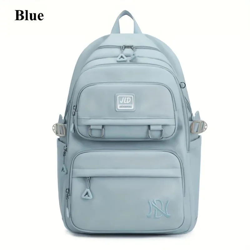 Large Capacity Students Backpack Casual Waterproof Nylon Double Shoulder Bag Fashion Travel College Bag