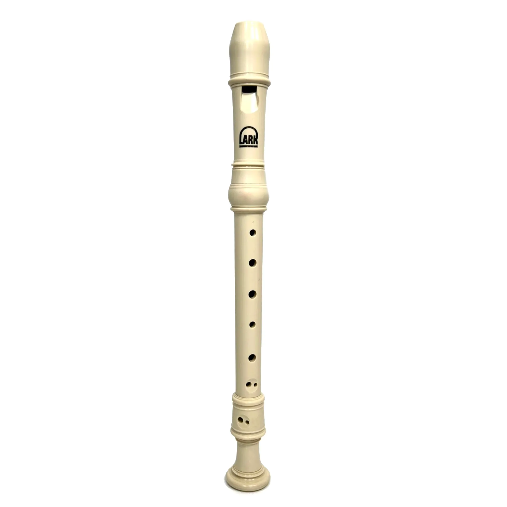 Lark Soprano School Recorder with Case - Cream Gloss with White Case