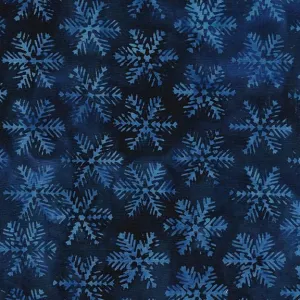 Let It Snow - Snowflake Blue Ocean