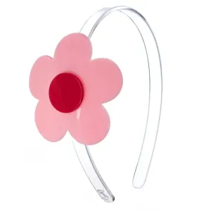 Lilies & Roses NY Flower Vania in Light Pink Headband