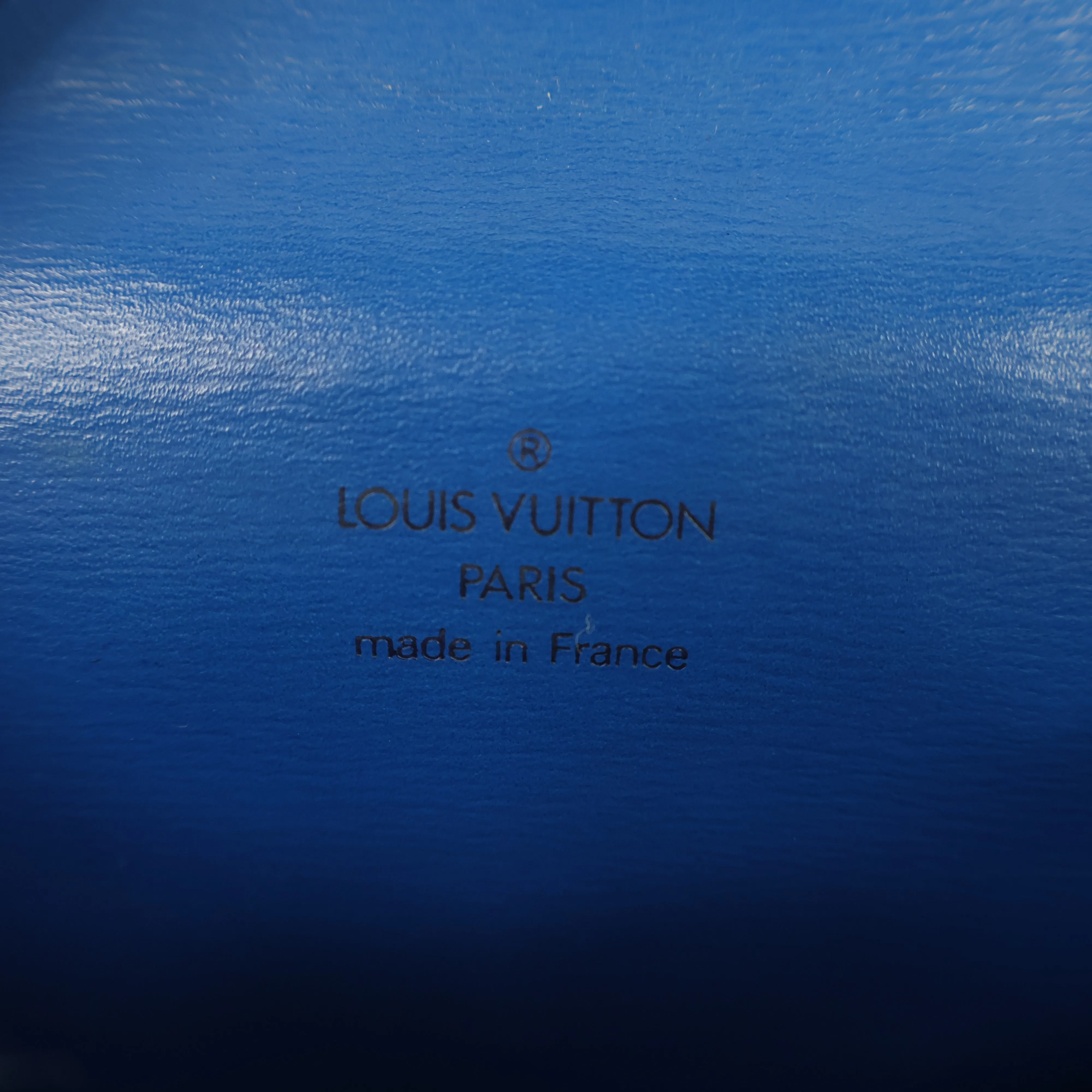 Louis Vuitton Epi Pochette Tilsit  Waist Bag Blue