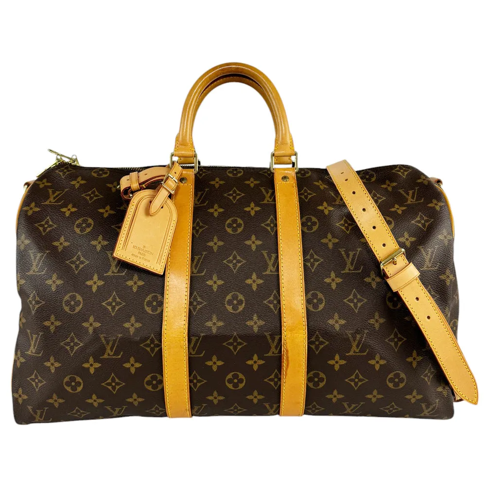 LOUIS VUITTON Keepall Bandouliere 45 With Strap LHQ402