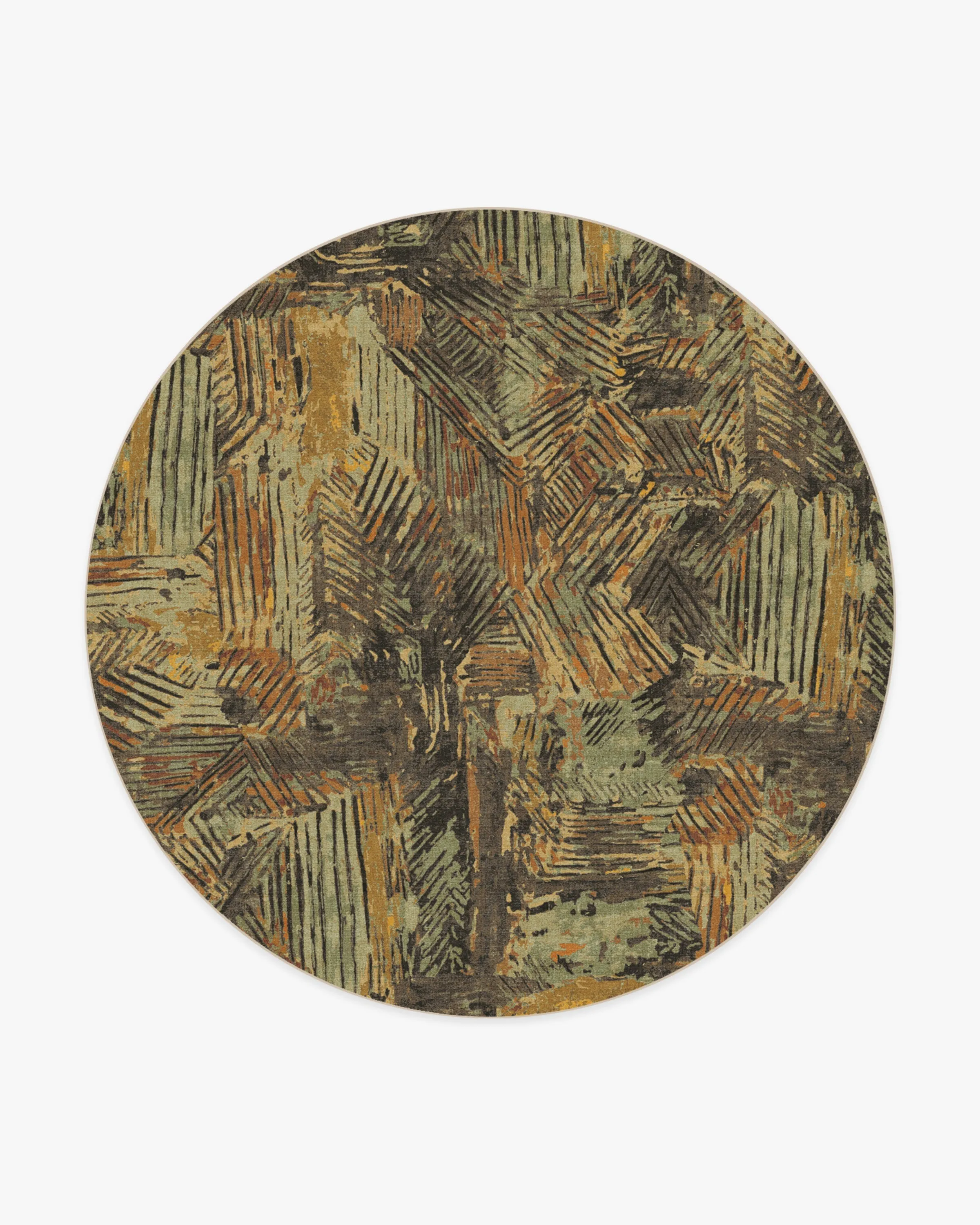 Malene Barnett Sgraffito Natural Multicolour Tufted Rug