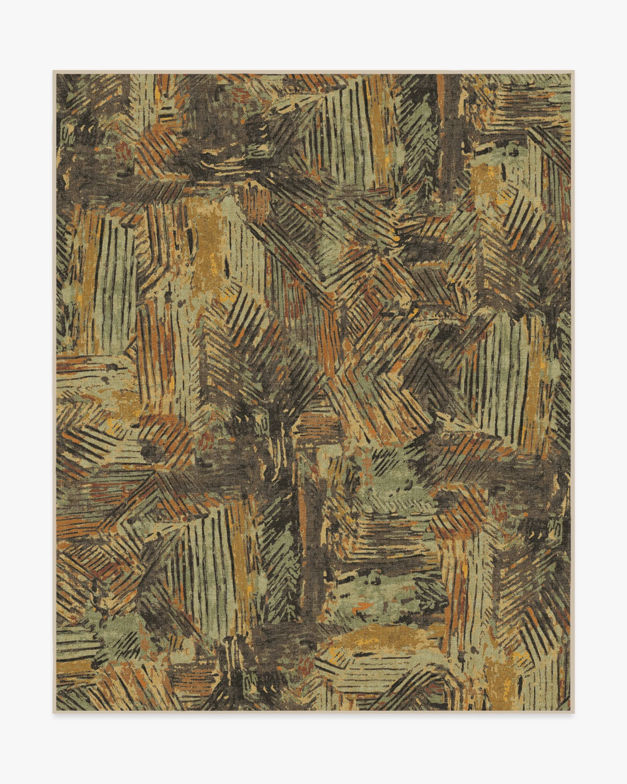 Malene Barnett Sgraffito Natural Multicolour Tufted Rug