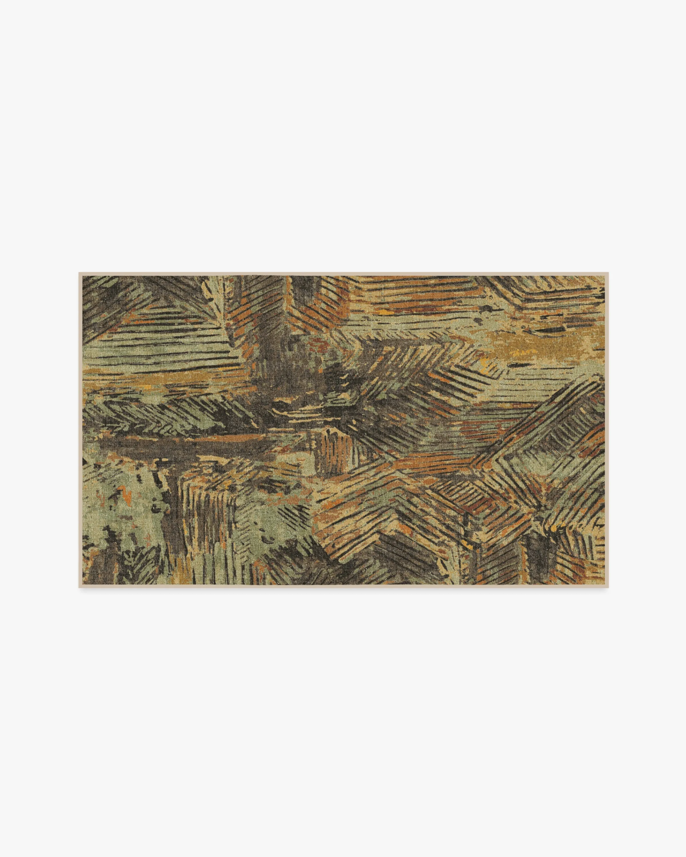 Malene Barnett Sgraffito Natural Multicolour Tufted Rug