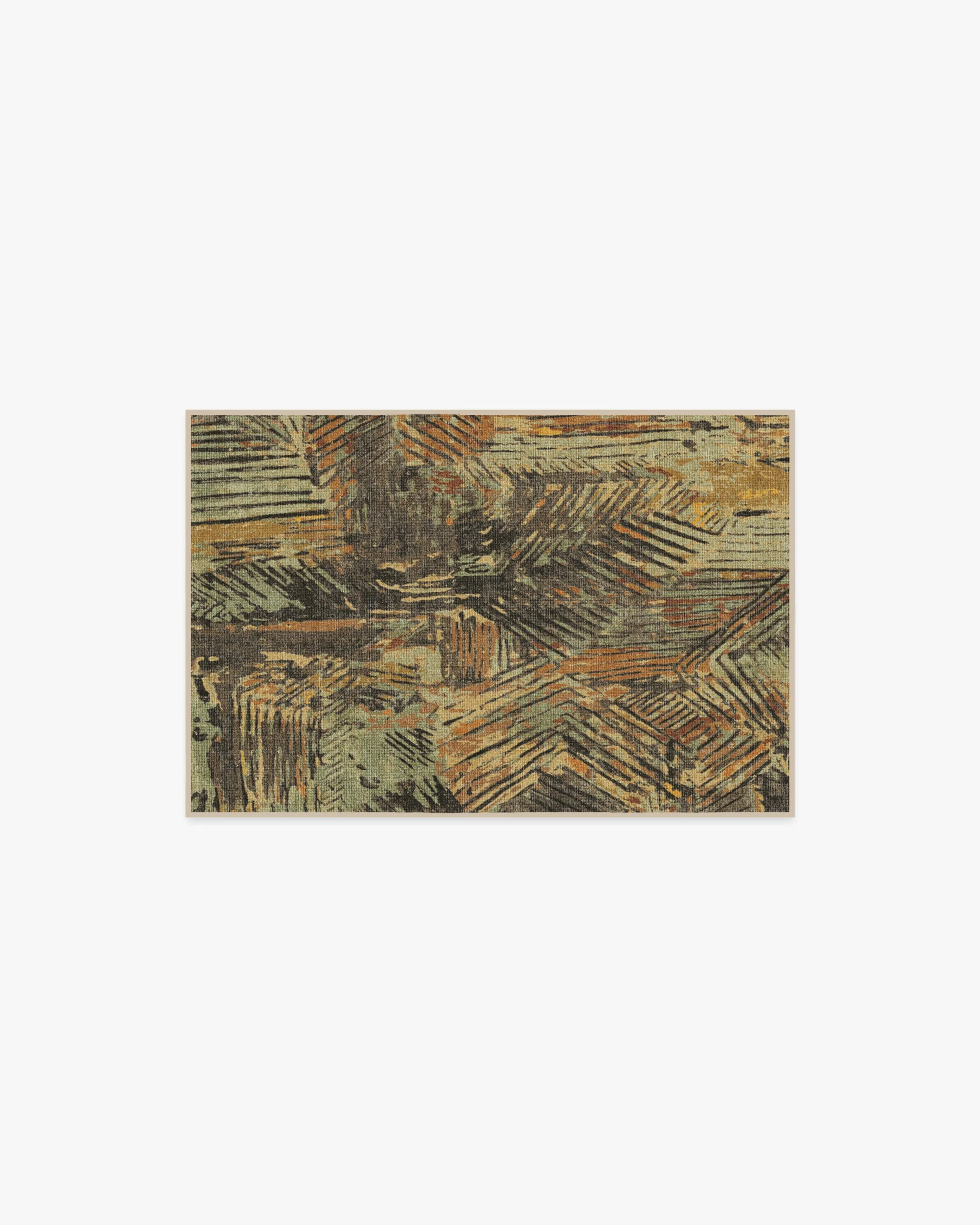 Malene Barnett Sgraffito Natural Multicolour Tufted Rug