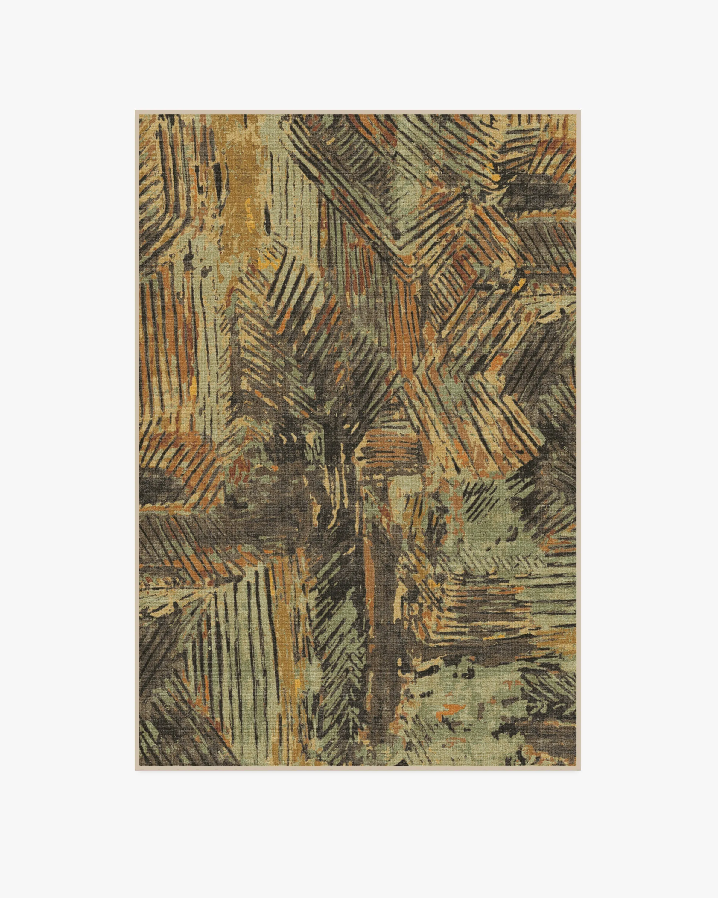 Malene Barnett Sgraffito Natural Multicolour Tufted Rug