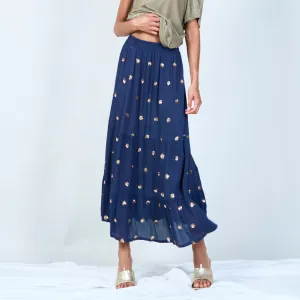 Maxi skirt with sequin details wholesale