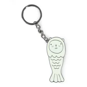 Merlion Chou Chou Keychain (Charcoal)