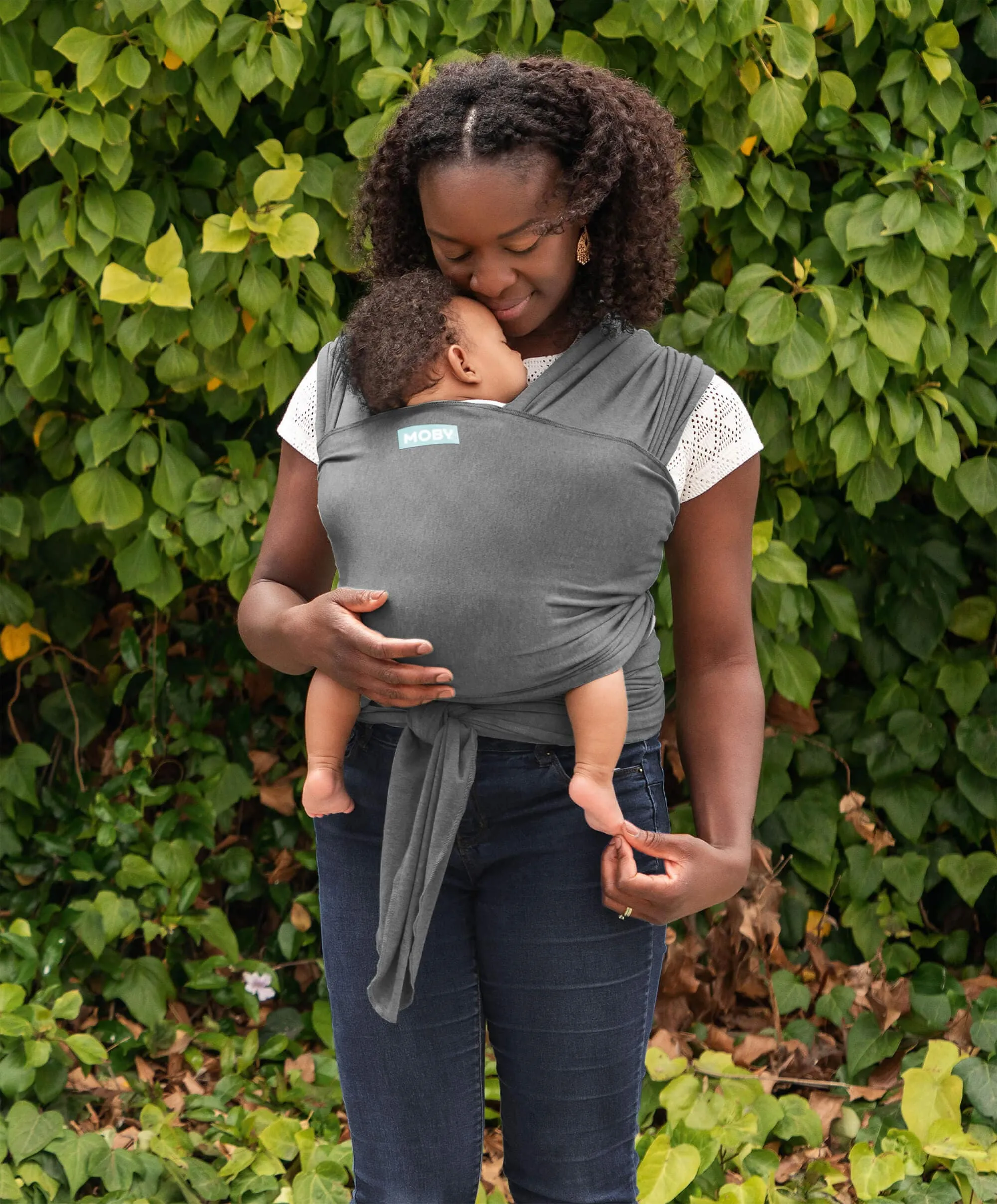 Moby Elements Wrap Baby Carrier - Asphalt