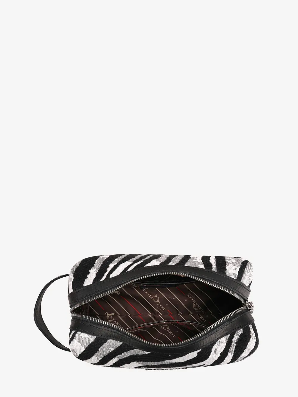 Montana West Zebra Pattern Multi Purpose Travel Pouch