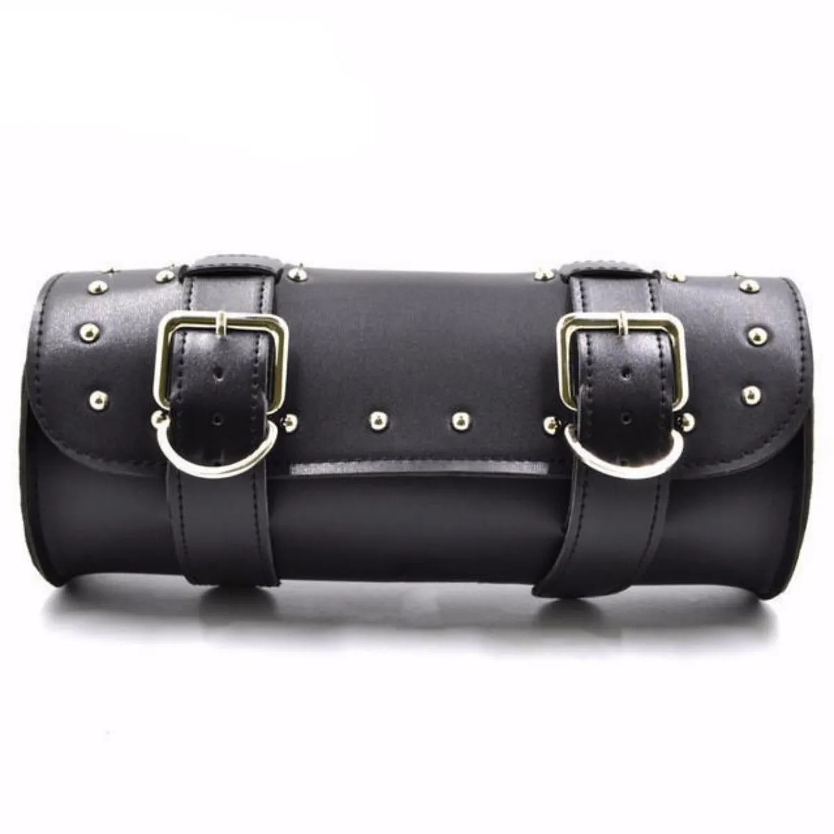 Motorcycle Leather Duffle Roll Bag