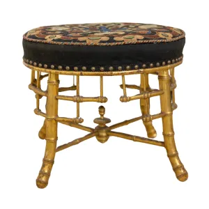 Napoleon III Chinoiserie Style Ottoman