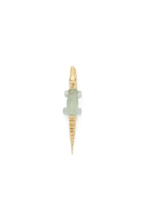 Ocean Alligator Bite Single Earring