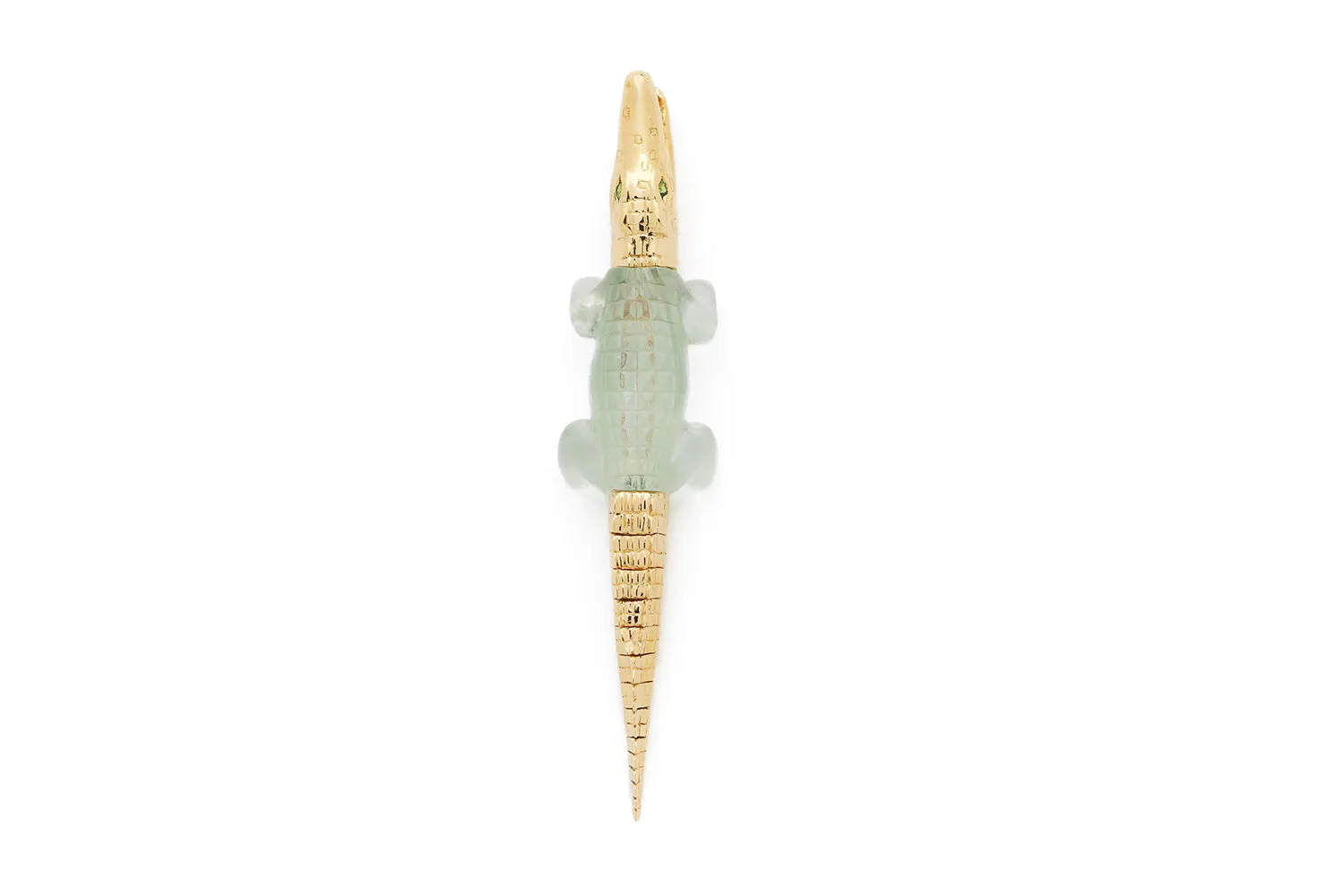 Ocean Alligator Bite Single Earring