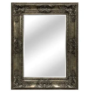 Ornate Antique Style Framed Rectangular Mirror 123cm